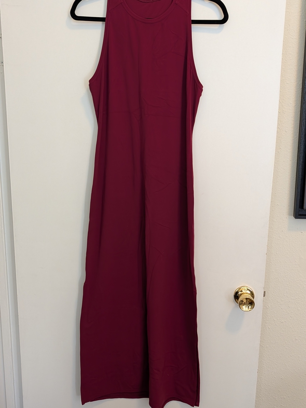 lululemon athletica Women's Sleeveless Maxi Dress in Deep Berry